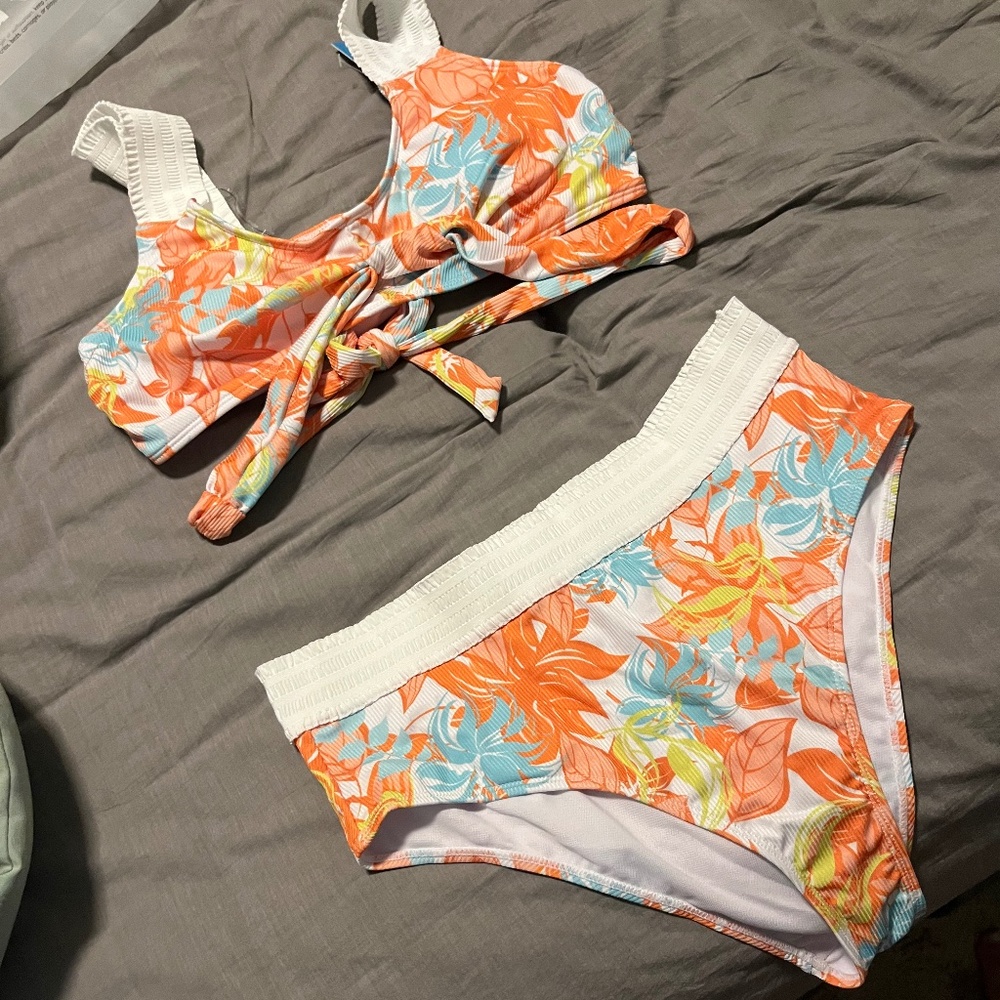 High Waisted Swim Suit